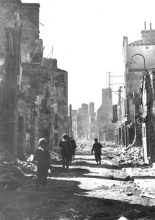 Ingénieurs de l'armée US à Mortain, août 1944