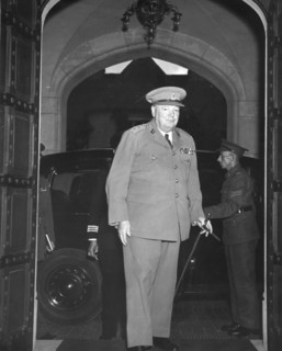 Premier ministre  Winston Churchill à Potsdam, 17 juillet 1945