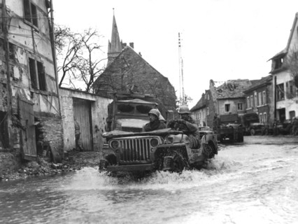 Progression des Américains en Allemagne
(27 novembre 1944)