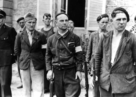 Soldats des F.F.I. en Bretagne. (Août 1944)