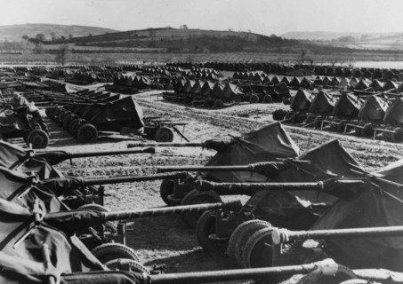 Camp de stockage en Grande-Bretagne (1944)