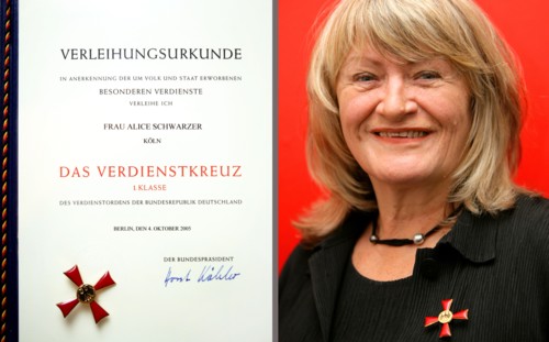 Alice Schwarzer erhält am Donnerstag (08.12...
