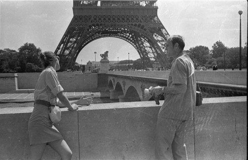 France, Paris, Aug. 1969. Paris in summer...