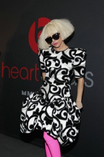 Lady Gaga spricht auf einer Pressekonferenz über ihre Zusammenarbeit mit Monster Cable, IFA 2009,