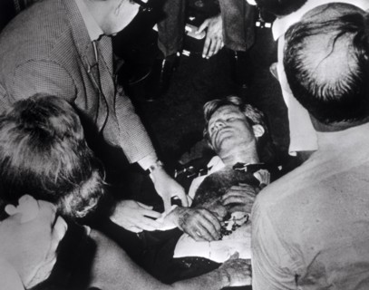 Bobby Kennedy assassinated, 5 June 1968.  PP/CAT/110