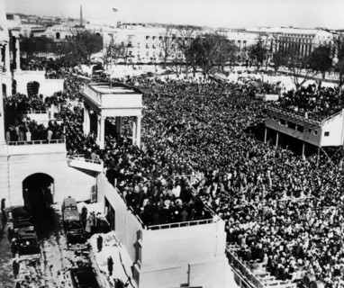 Serment du nouveau président John F. Kennedy