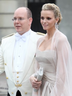 Albert II de Monaco et Charlène Wittstock