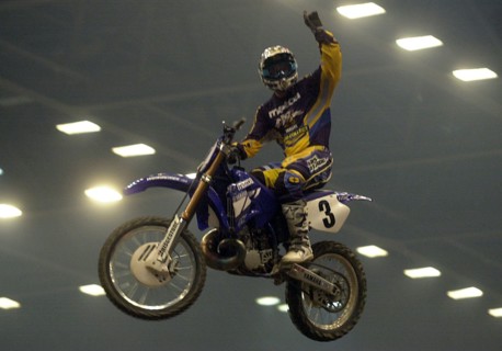 Motorrad-Supercross: Jeremy McGrath winkt