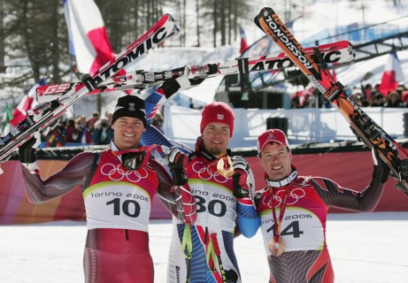 Olympia
20. Olympische Winterspiele 2006 Turin
Ski Alpin Herren Abfahrt
Siegerehrung, Michael