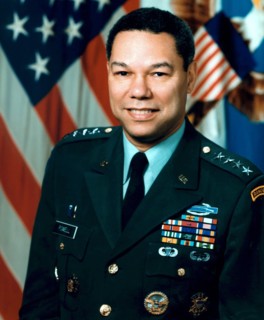 Undatierte offizielle Aufnahme von US-Generalstabschefs Colin Powell. Der Vier-Sterne-General wurde
