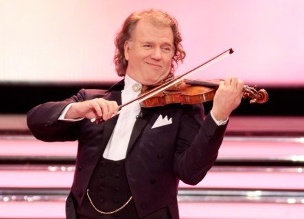 Musician Andre Rieu performs during the TV programme 'Willkommen bei Carmen Nebel' ('Welcome to