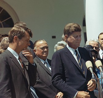 John F. Kennedy, Robert Kennedy et John Edgar Hoover