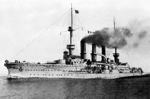 Armoured cruiser SMS 'Prince Adalbert'