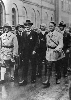 National Socialists march through Weimar in 1926