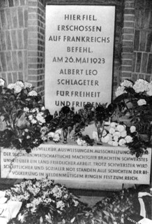 Memorial stone Albert Leo Schlageter