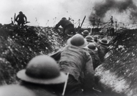 Over the top at the Somme.
