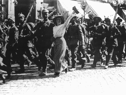 Germans go to World War I