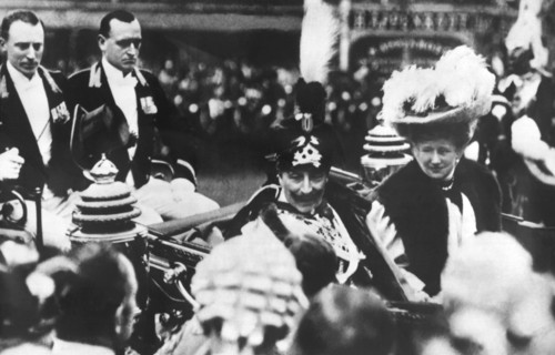 Emperor Wilhelm II. visits Great Britian in 1907