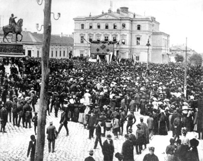 World War I - Demonstration in Belgrad
