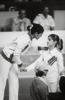 Nadia Comaneci et Nellie Kim