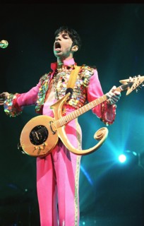 PRINCE
(Artiste Formerly Known as Prince)
American Rock Musician
In concert...
