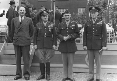 General Lucius D. Clay with militaries