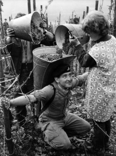 British soldiers help with vintage