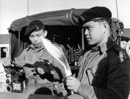 Gurkha soldiers in Germany