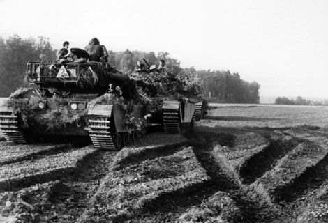 Huge crop damages after manoeuvre of British army in Germany