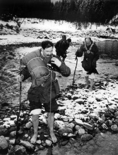 Survival training of Royal Air Force in Upper Bavaria