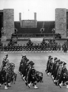 Birthday parade for the British queen in Berlin