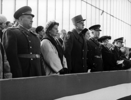 Farewell parade for US town major Hamlett in Berlin