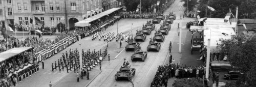 Défilé du 14 juillet des troupes françaises en Allemagne