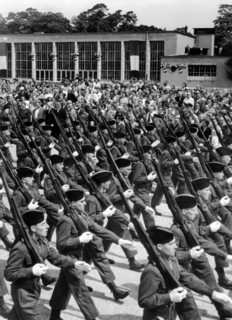 The French army's parade on the occasion of the French national holiday in Berlin