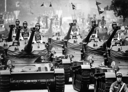 Military parade on French national day in Berlin