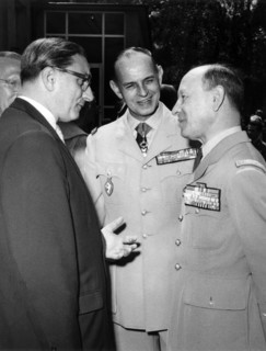 French commander Noiret and Lacomme with mayor of Berlin Franz Amrehn