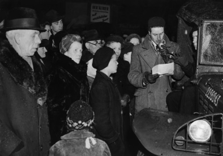 Post-war era: Radio reported on currency reform