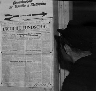 Berlin - East German State Railway strike 1949