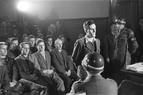 Legal proceedings in the case of Siegfried Kabus in 1947 - proclamation of sentence