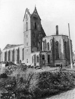 Post-war era - destructions in Stuttgart