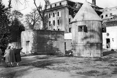 Berlin - destroyed Reich Chancellery and bunker