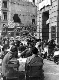 Post-war era - restaurant in Frankfurt