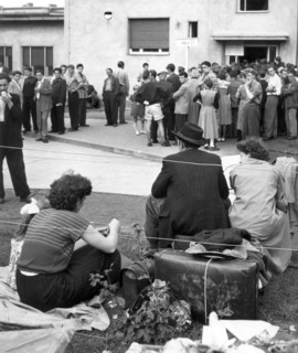 Post-war era - refugee camp