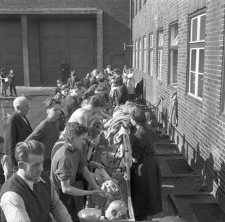 Berlin - camp for GDR refugees 1953