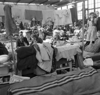 Berlin - camp for GDR refugees 1953