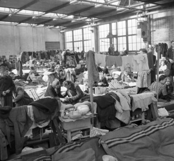 Berlin - camp for GDR refugees 1953