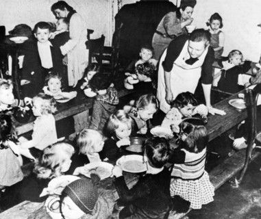 Soup kitchen of Swedish Red Cross in Dortmund