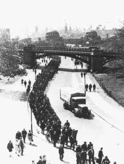 Hunger demonstration in post-war Germany