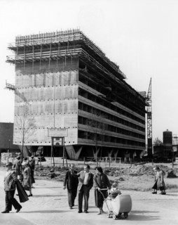 Post-war Germany: New building in Berlin's Hansa district