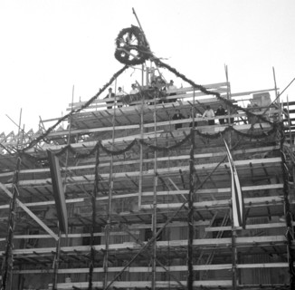 Berlin - reconstruction of Schloss Bellevue, 1954